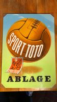 Sport Toto Werbe vintage pub plexi Schild