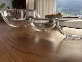 3x Glasschüsseln