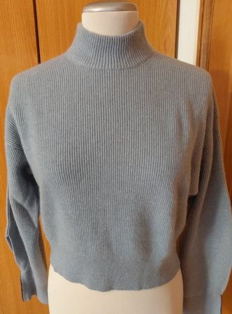 100% Kaschmir: Brunello Cucinelli Rollkragenpullover in Grau