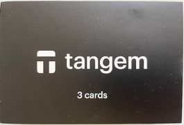 3 Original TANGEM Karten für die Nutzung von Kryptowährungen