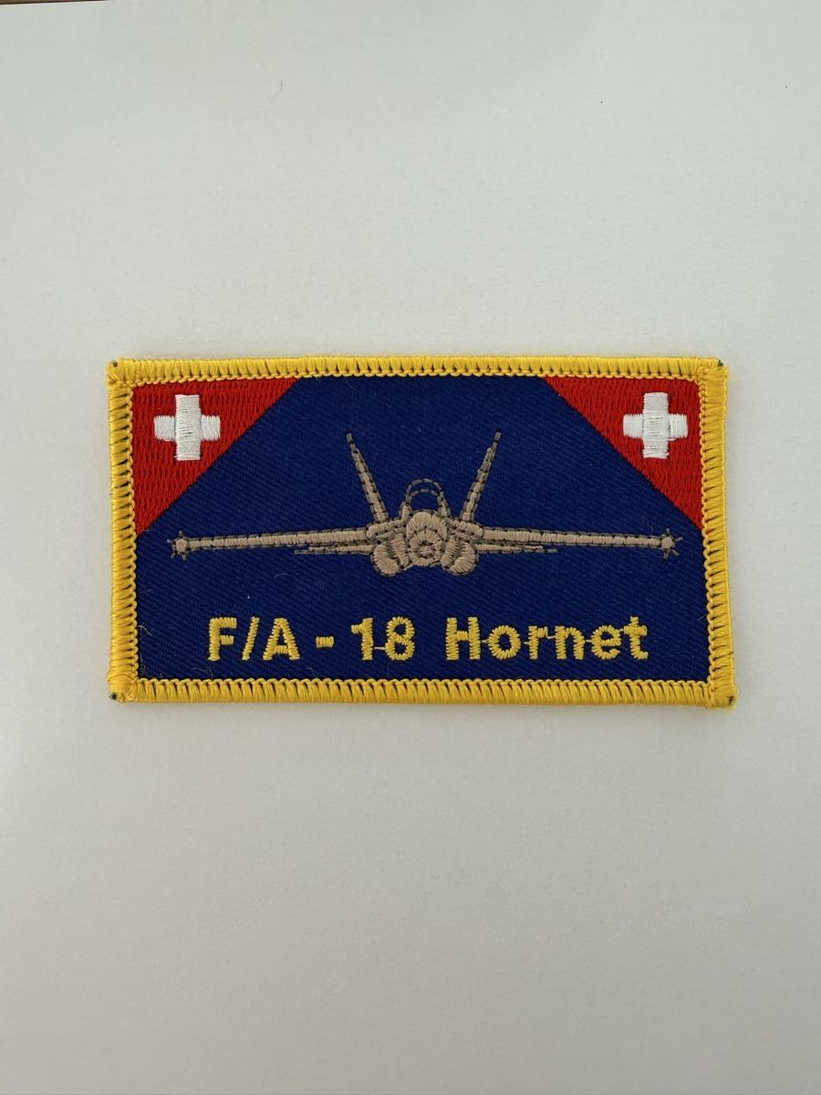 Schweizer Armee Plaketten & Abzeichen: Swiss F/A-18 Hornet patch  – Gebraucht aus Chamoson von Lio_Rey