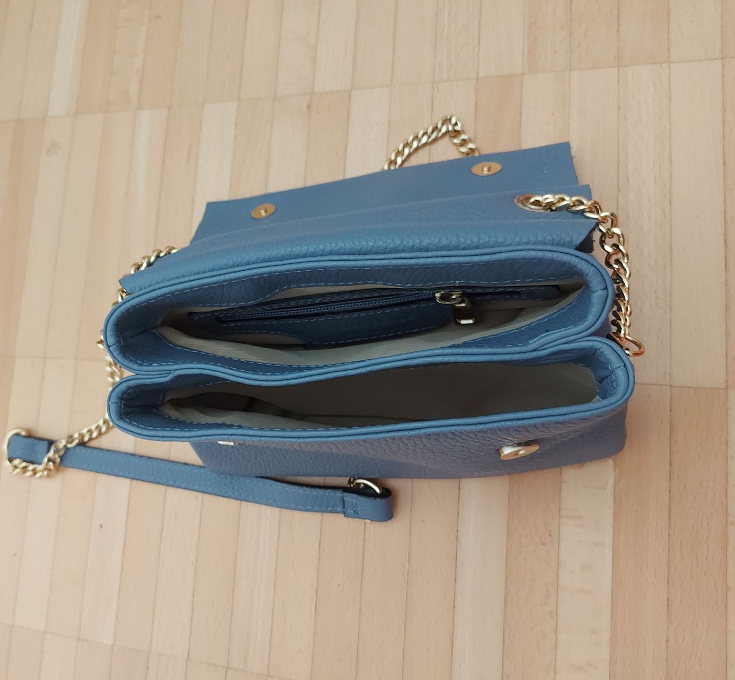 Vera Pelle Taschen für Damen: Tascje, graublau, Leder – Gebraucht aus Oberengstringen von PaolaDe 2