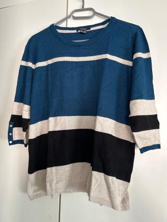 Damen Pullover, Grösse L, gestreift