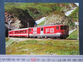 FO FURKA-OBERALP-BAHN PENDELZUG FURKA 1981 VS AK