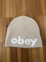 OBEY Beanie Mütze Beige