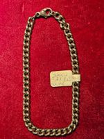 Edelstahl Armkette Kette mit Karabiner 21cm und 5mm Breit