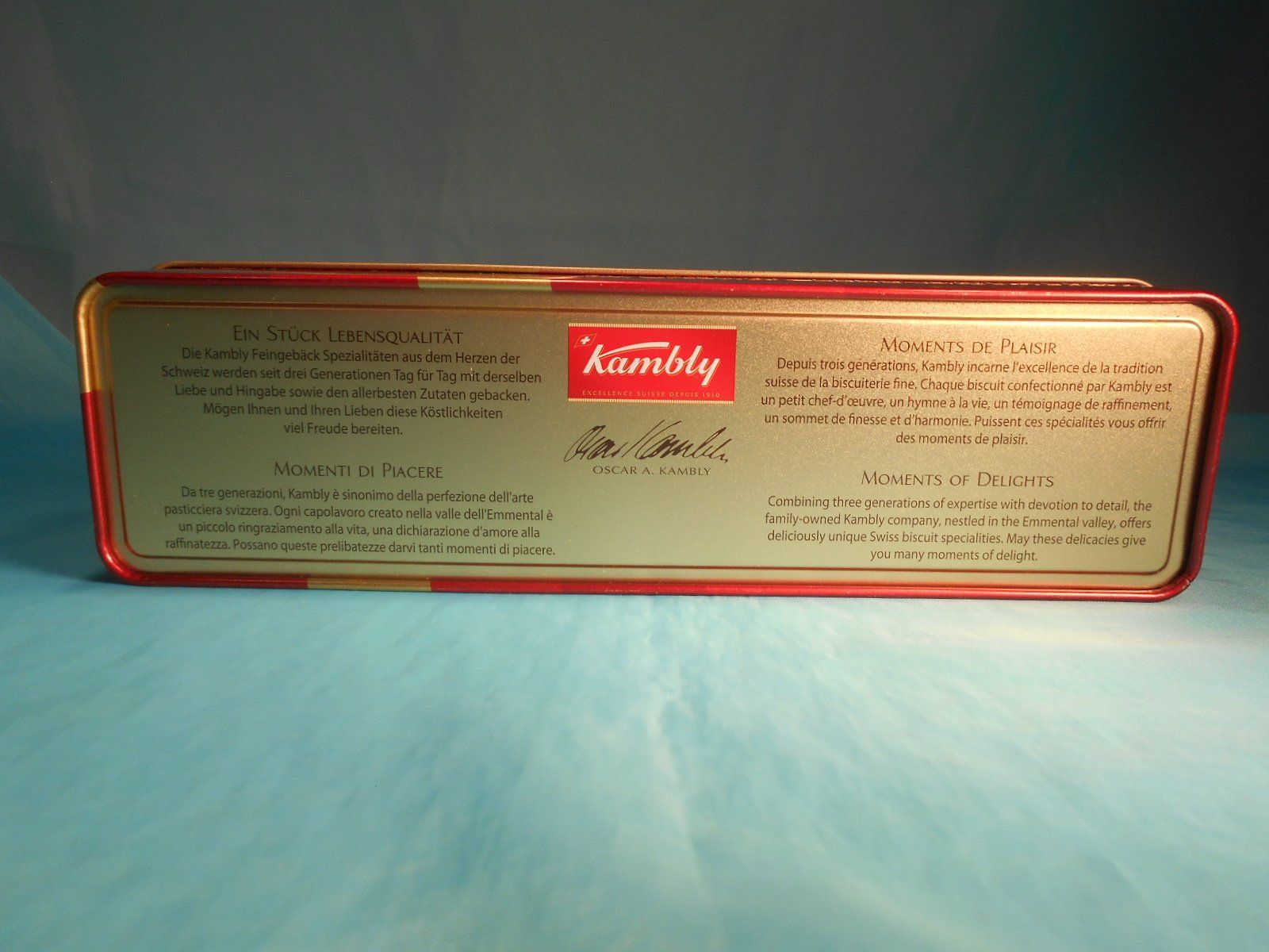 Kambly Altro in Decorazioni & Accessori: Kambly Blechbüchse Schweiz – Nuovo (secondo la descrizione) da Bellach venduto da JingleCherry 2