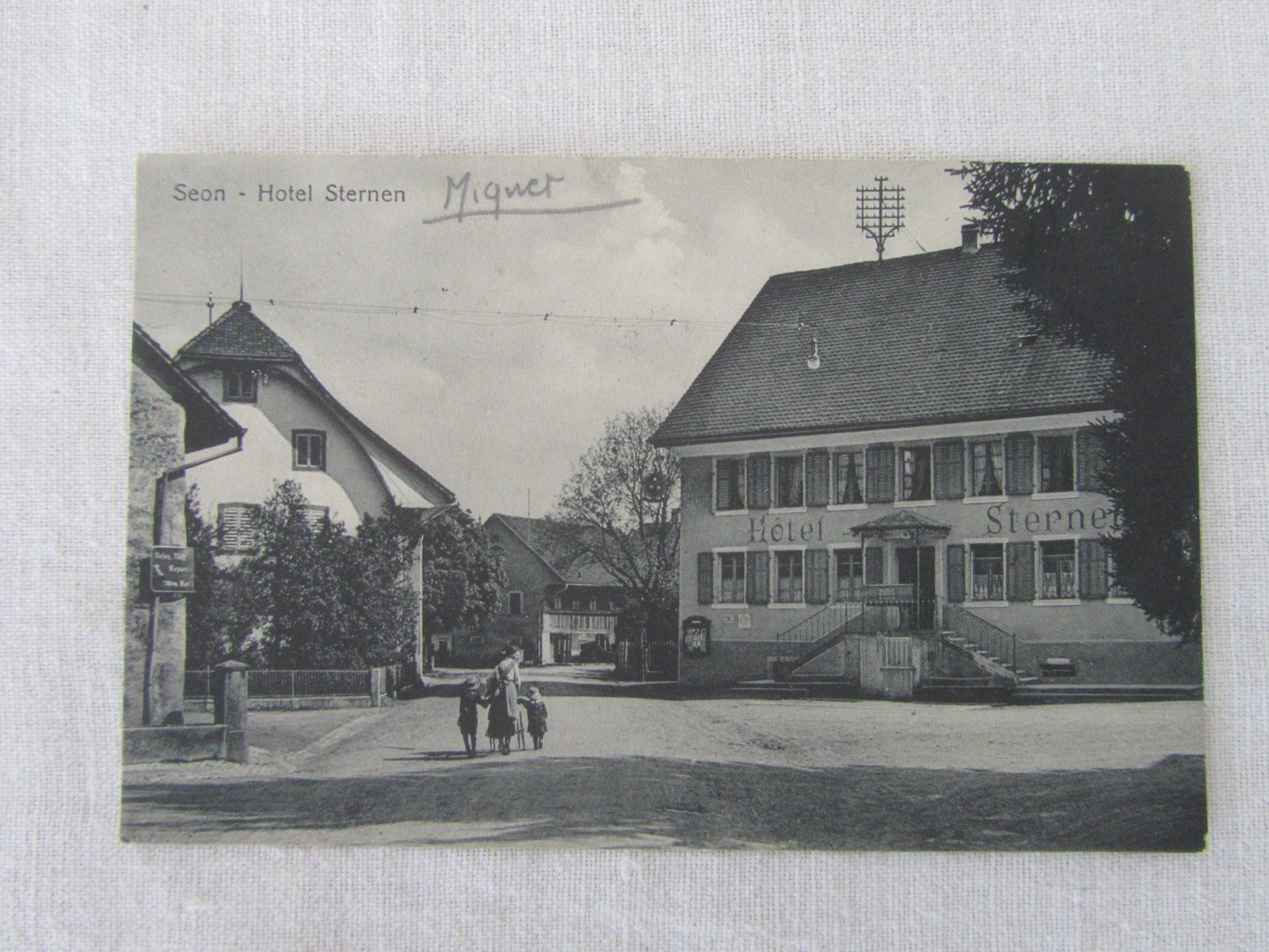 Cartoline postali: Seon,  Hotel Sternen – Usato da Seengen venduto da mikelele