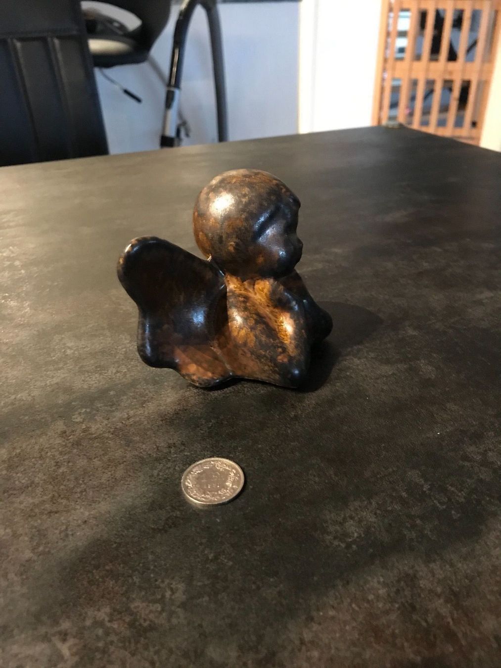 Statuette: Ange en Céramique – Usato da Vallamand venduto da Bricbracbroc82 1