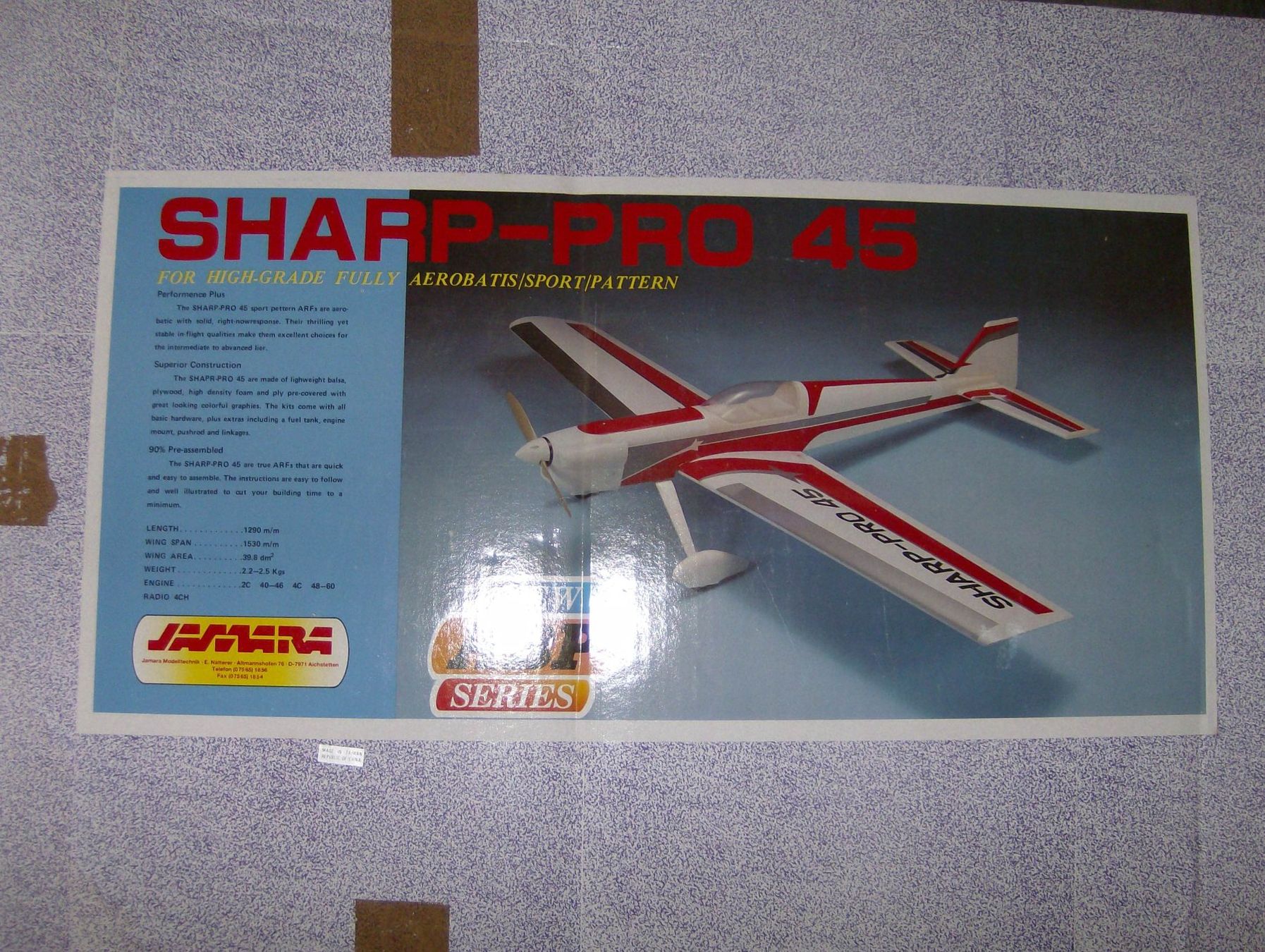 Modellismo RC: Bausatz SHARP PRO 45 JAMARA – Nuovo e nell'imballaggio originale da rorschach venduto da fut_bpw5 2