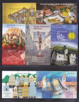 2007-2013  Tag der Briefmarke 7 Stück  **Postfrische  Blöcke
