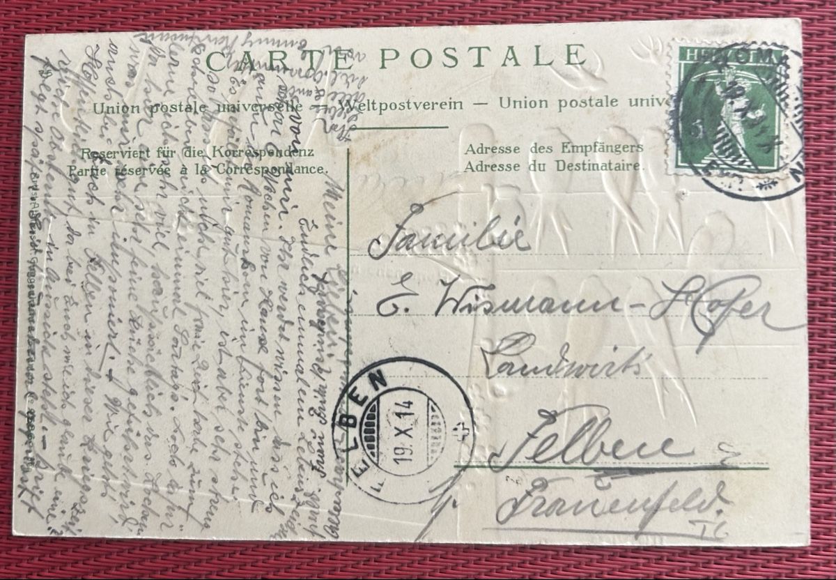 Cartoline postali: Prägekarte Romanshorn  – Usato da Horw venduto da Tellbub 1