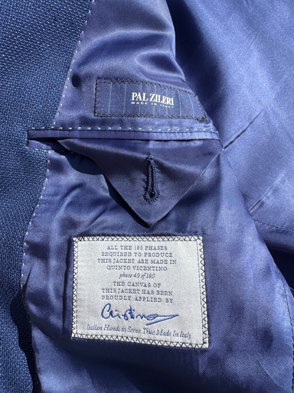 Giacche: Pal Zileri Jacket / Sakko, royal blue, Gr. 48 – Usato da Schlieren venduto da Timsonsan 3