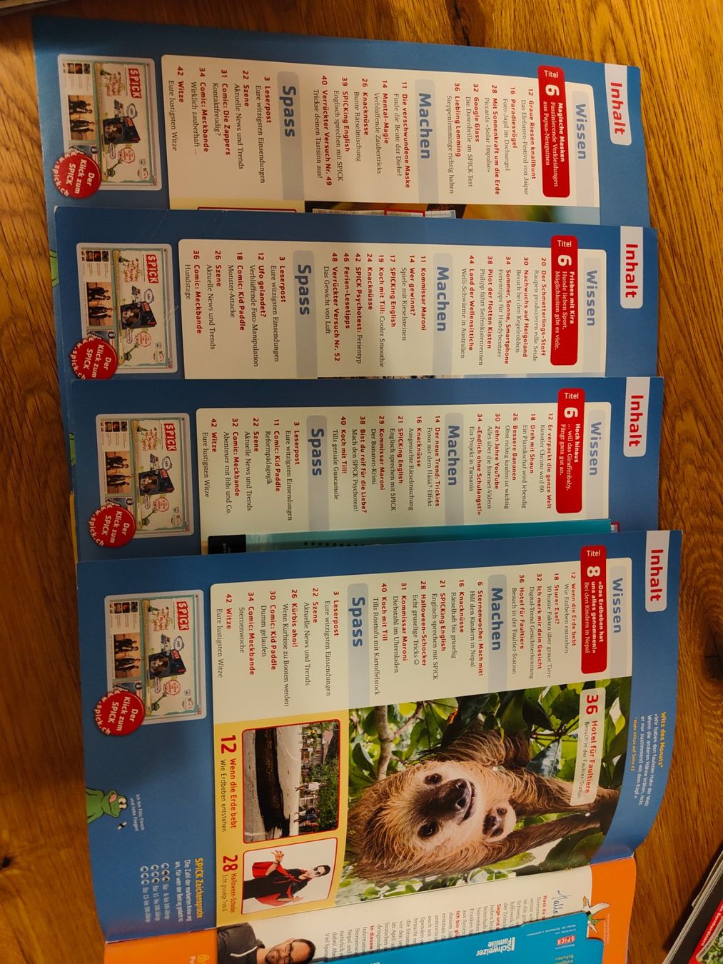SPICK Magazine - Spannendes Wissen für Kinder, 8 Stück, 2014 (Neu ...