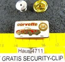 CORVETTE C1 AUTO PIN ENAMEL MIT SECURIT-CLIP