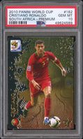 2010 PANINI WORLD CUP CRISTIANO RONALDO PSA 10