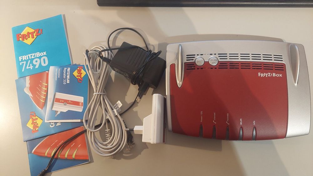 Fritzbox 7490 mit Repeater (Gebraucht) in Worb für CHF 24 – mit ...