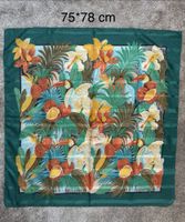 Foulard tropical vintage 75x78 cm polyester