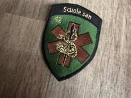 Stoff Badge Scuole san 42 Sanität Schweizer Armee / Militär