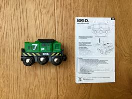 BRIO Batterie Lokomotive grün gebraucht