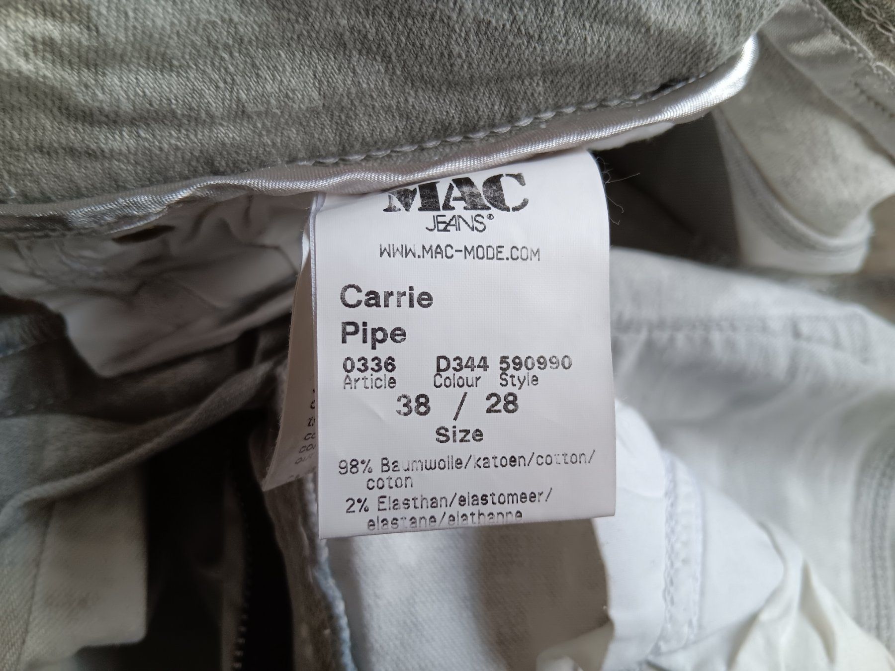 Jeans: MAC Jeans CARRIE PIPE taille / Grosse 38 – Usato da Cossonay-ville venduto da Super-Price-Quality 9
