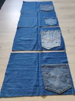 4x Jeans Tischsets und Tischtuch