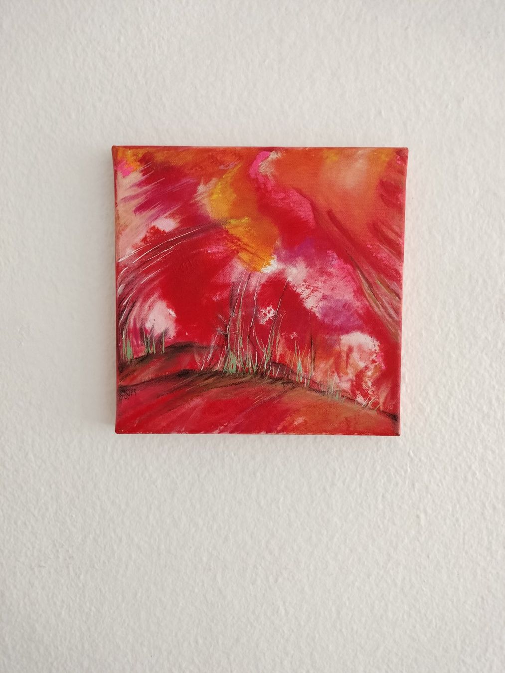 Dipinti: Energiebild - FIRE 20cm x 20cm – Usato da Zug venduto da Fristeiler