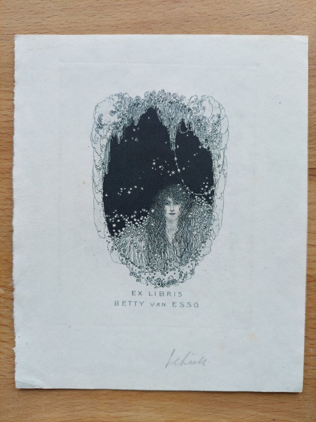 Gemälde: Exlibris Amadeus Dier - Original Radierung – Gebraucht aus Obfelden von Exlibris-Art