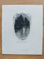 Exlibris Amadeus Dier - Original Radierung