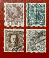 ÖSTERREICH KAISERLICHE KÖNIGLICHE POST PERSÖNLICHKEIT 1908 G