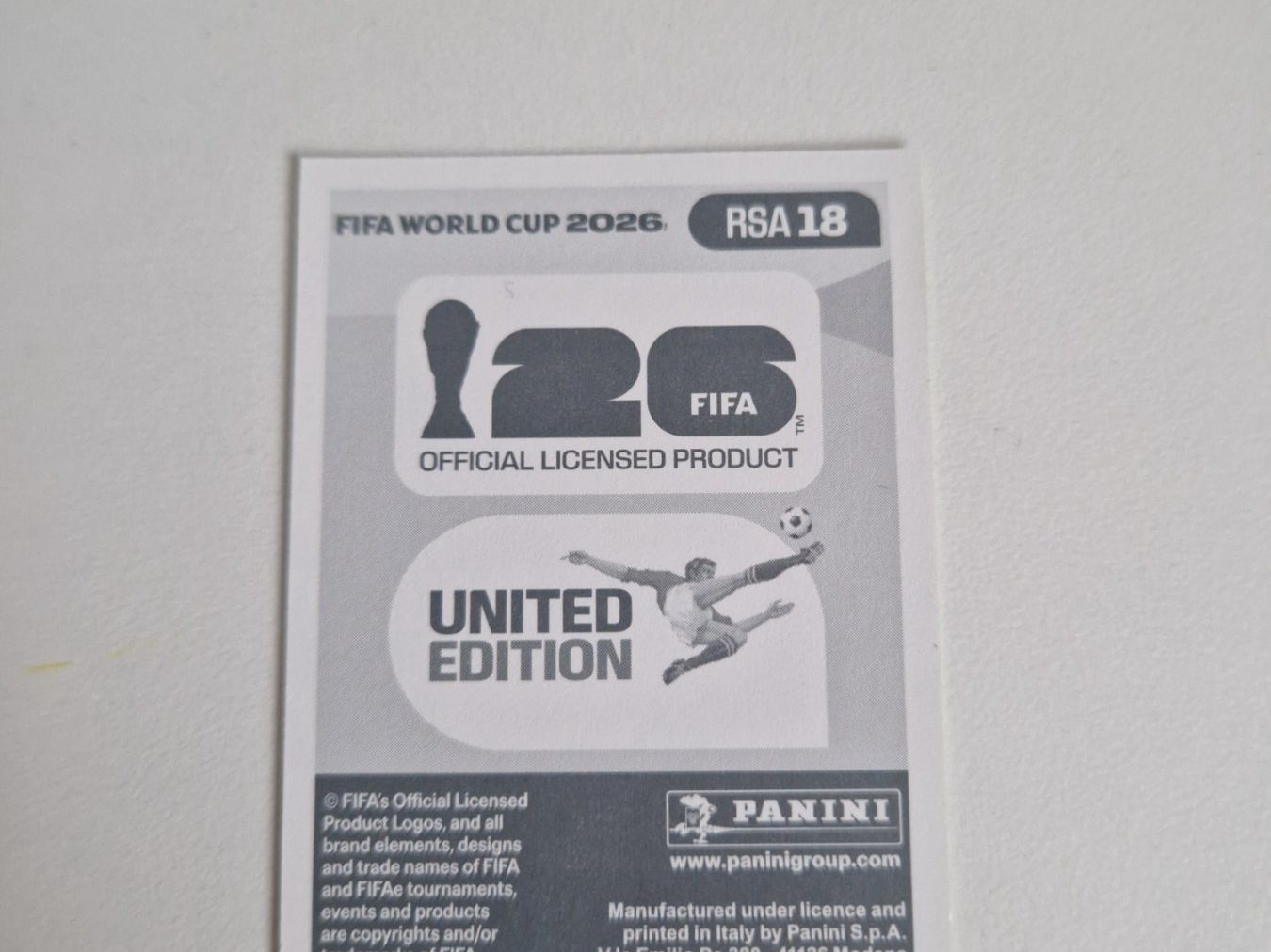 Panini Sammelbilder & Trading cards: Panini Sticker RSA18 – Neu (gemäss Beschreibung) aus Stüsslingen von white_angel86 1