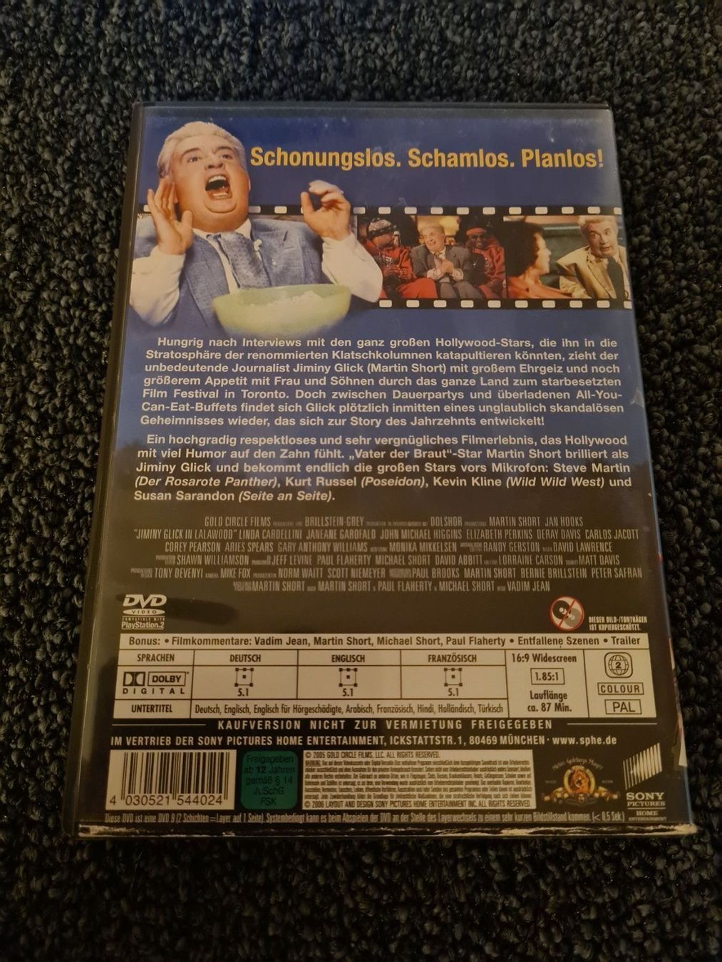 Tutti i DVDs: JIMINY GLICK IN GAGAWOOD(7555) – Usato da Ruswil venduto da jan_bxl5 1