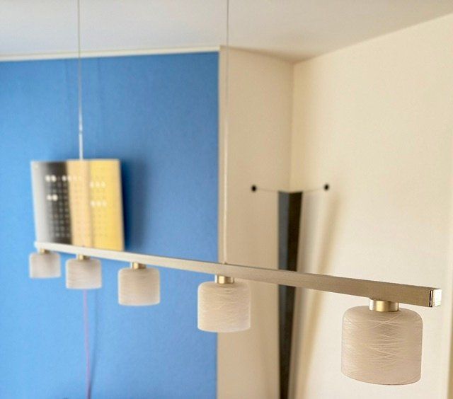 Lampadari & plafoniere: Hängeleuchte Alu mit Glas – Usato da Hägendorf venduto da Bruschwiler 2
