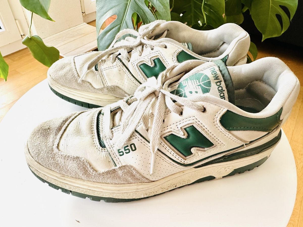 New Balance Scarpe da uomo: New Balance 550 "White Green" Gr. 42 – Usato da Zürich venduto da BLAU.blue 1