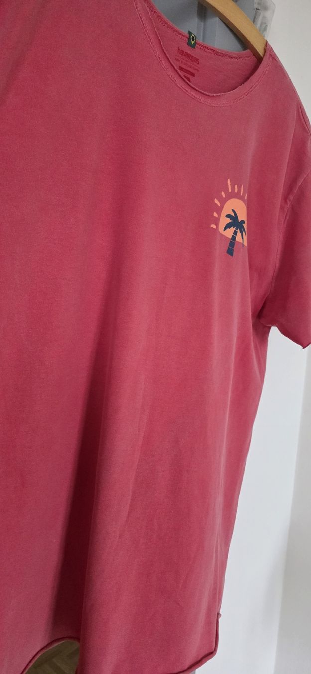 T-shirt: Tshirt Havaianas Taille L Rouge – Usato da Yverdon-les-Bains venduto da van_dq65 7