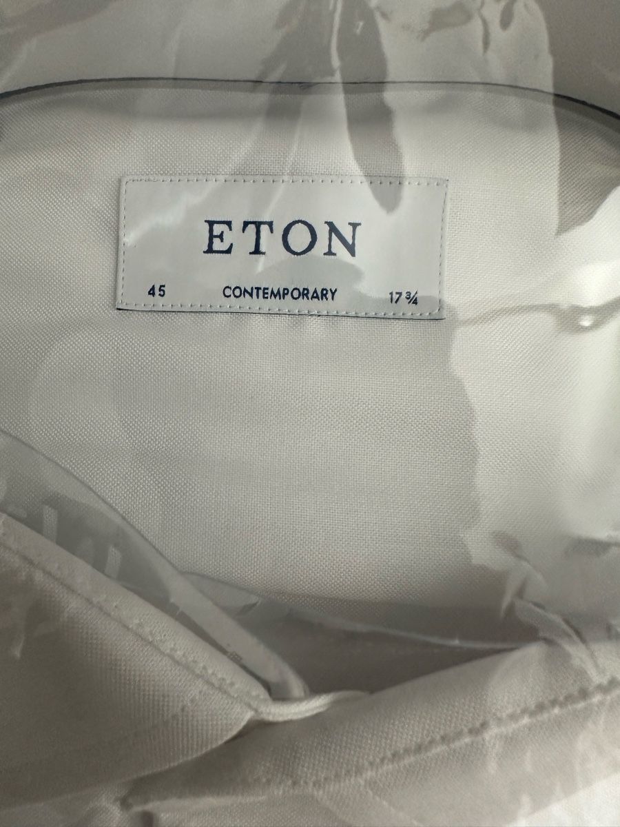 Camicie: Eton Hemd Weiss Gr. 45/17¾  – Nuovo e nell'imballaggio originale da Küsnacht ZH venduto da Nano_zh 1