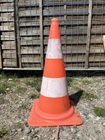 Verkehrshütchen / Pylon orange-weiss, gebraucht, gut