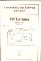 Piz Bernina 1 : 25'000