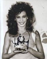 Whitney Houston (1963-2012) - orig. sign. Grossfoto