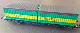 Roco Containerwagen Schenker H0 DC