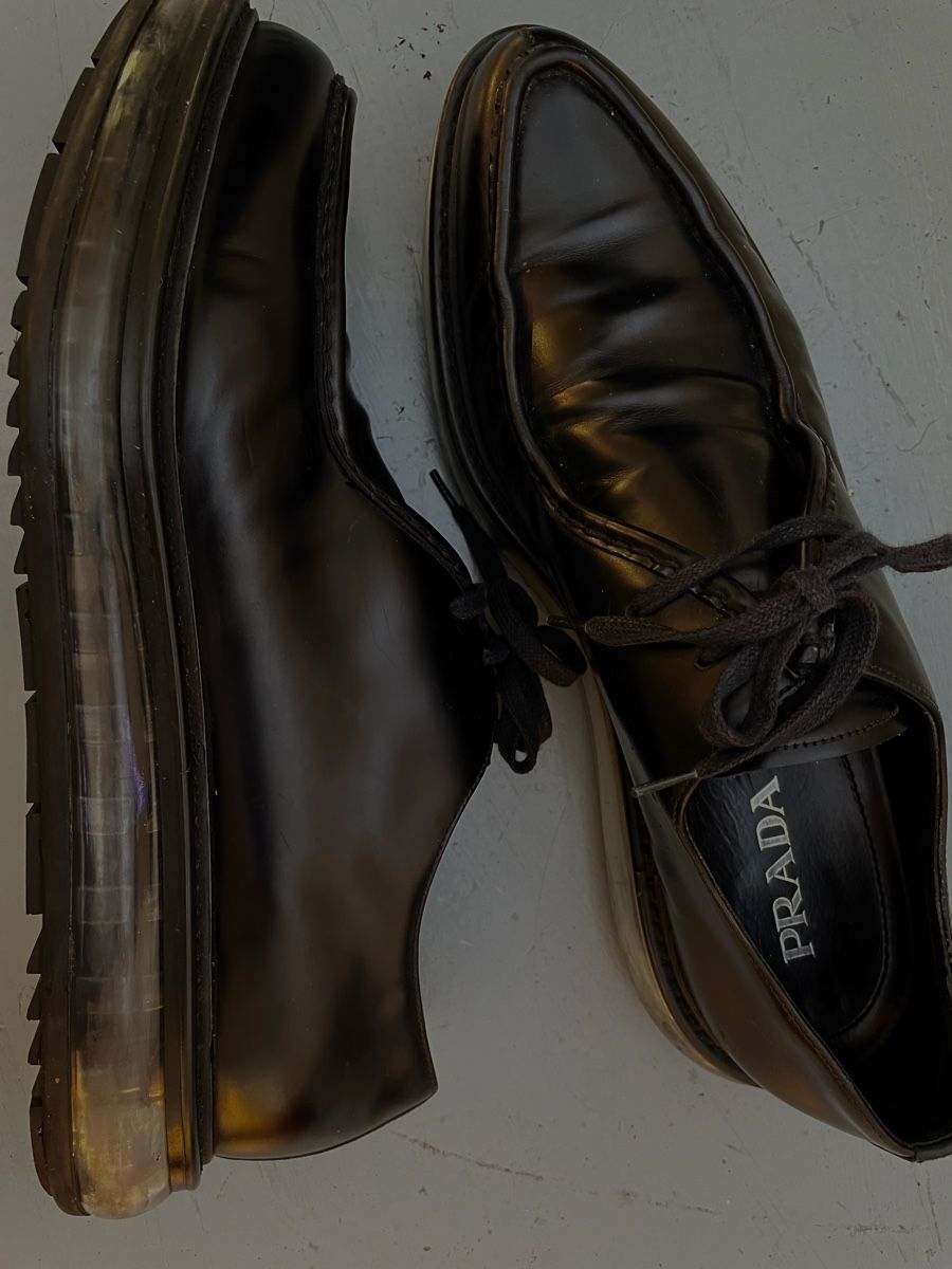 Prada Herrenschuhe: PRADA Herren Lederschuhe schwarz 45 – Gebraucht aus Zürich von Danokiko 2
