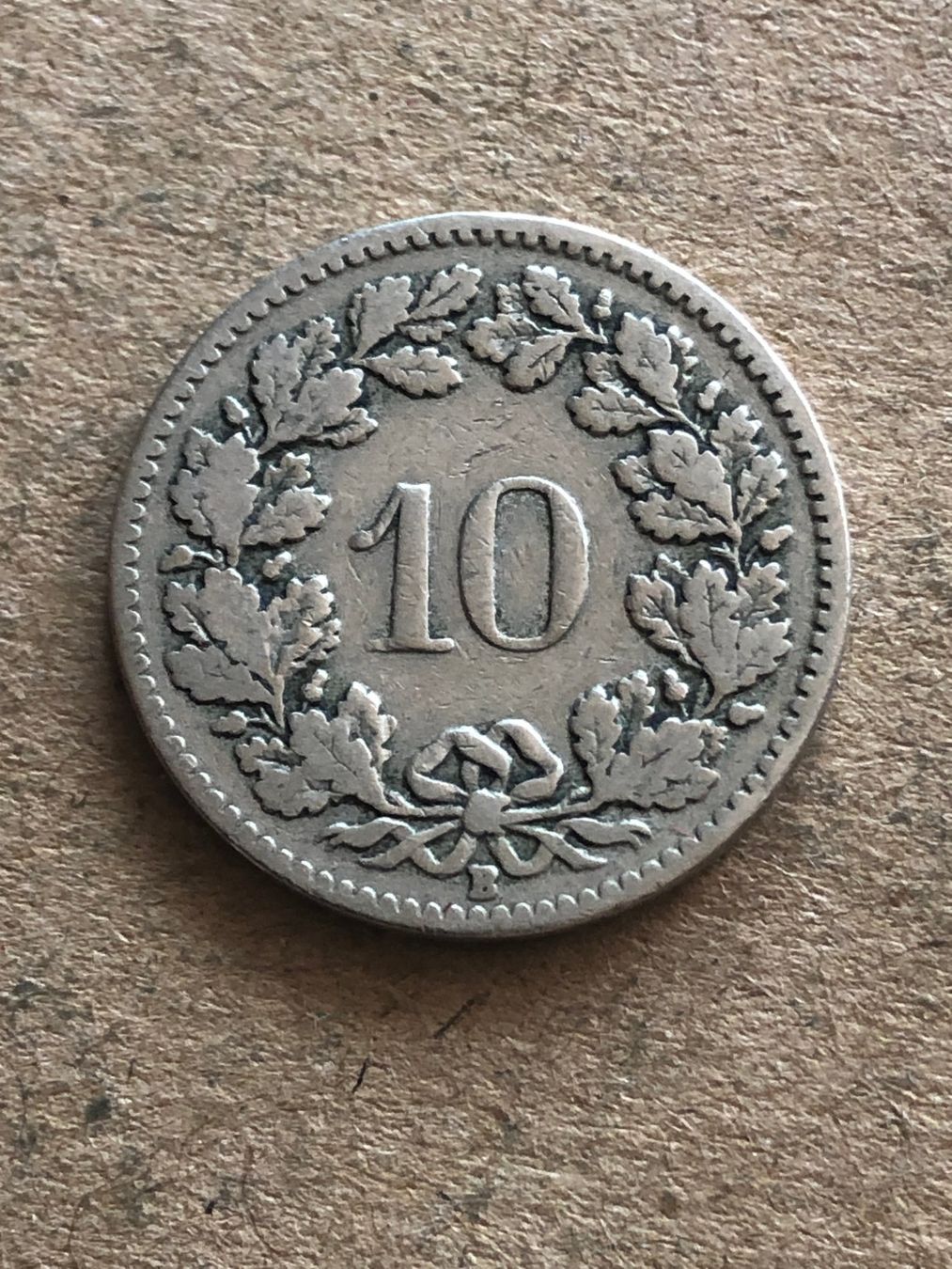 Alle Münzen: 10  Rp. 1906 – Gebraucht aus Schötz von Odpa 1