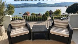 Rattan Lounge Set | Terrassen Möbel inkl. Kissen