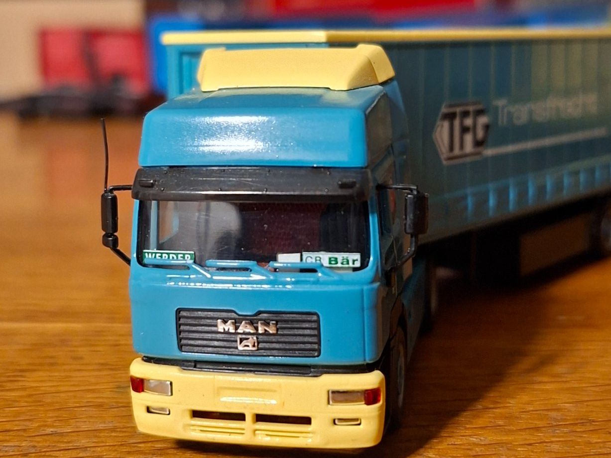 Herpa Kit di modellismo & Modellini statici: MAN Sattelzug 1:87 Herpa – Usato da Vordemwald venduto da TGV9497 1