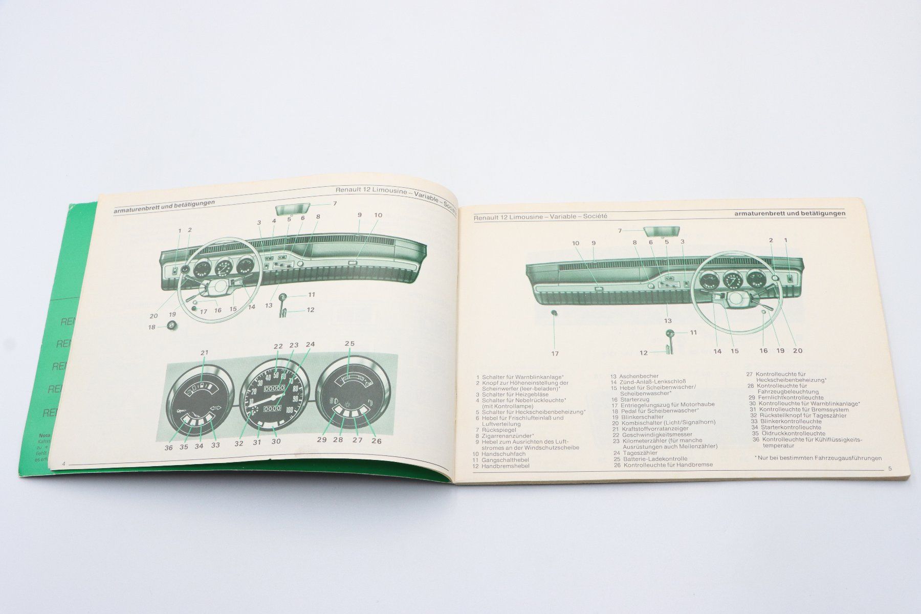 Renault Dokumente: Renault 12 1977 Betriebsanleitung – Gebraucht aus Bühl b.Aarberg von Collectorpassions 4
