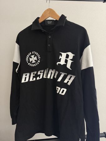 Motorbike Langarmshirt Schwarz Grösse M