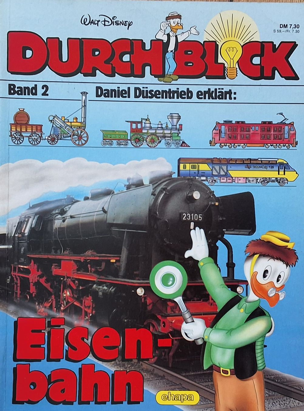 BD: Heft Durchblick 2: Daniel Düsentrieb erklärt: Eisenbahn – D'occasion à Oftringen par Waltereg