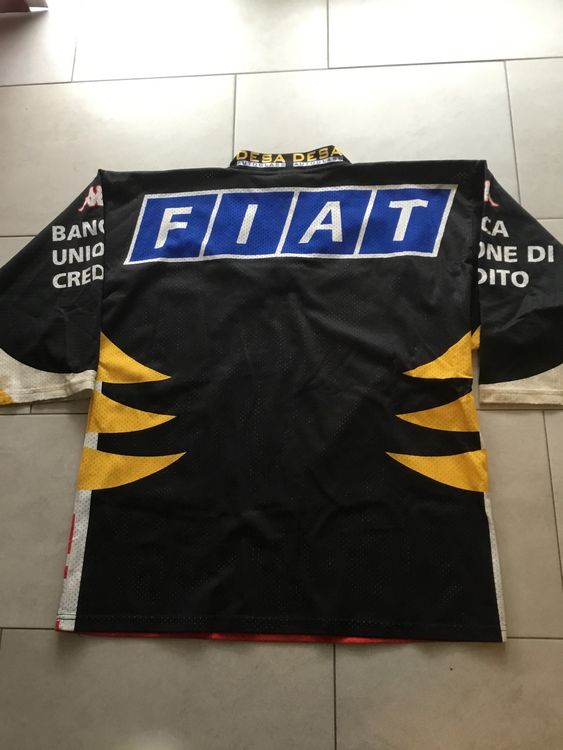 Maillot Vintage Blacky HC Lugano - Taille M - Signé Par Les Joueurs #11 #26 #14 - Années 90 - Bon état