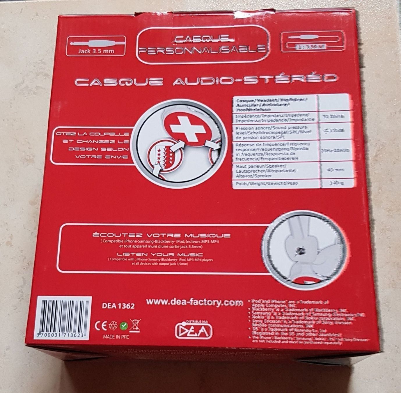 Cuffie: Casque Audio-Stéréo Browniz – Nuovo e nell'imballaggio originale da Botyre (Ayent) venduto da Viperine 2