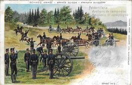 Schweiz. Armee Feldartillerie - Armée suisse Artillerie de